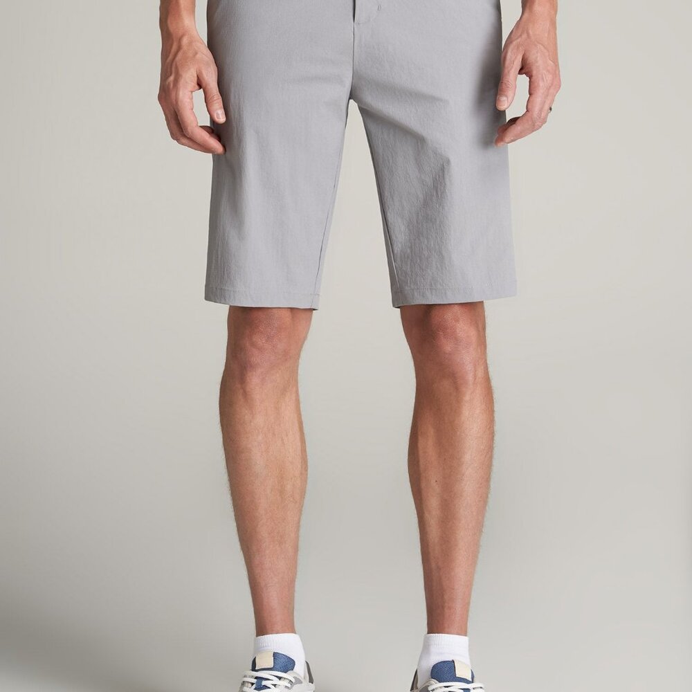 American Tall Premium Hybrid Shorts for Tall Men in Night Owl Grey Size 3636 / E